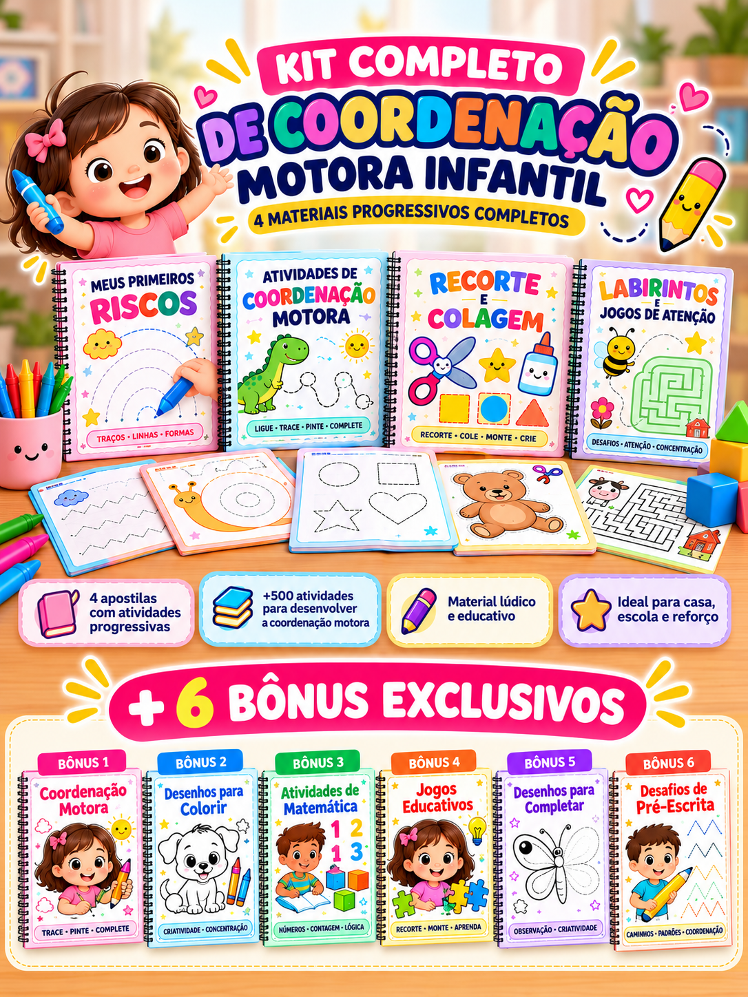 Kit Completo + 6 Bônus Exclusivos